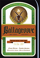 Ballagroove New Year's Eve party flyer
